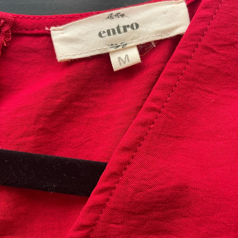 Entro Ladies Red Jumper Size Medium - Picture 3 of 3